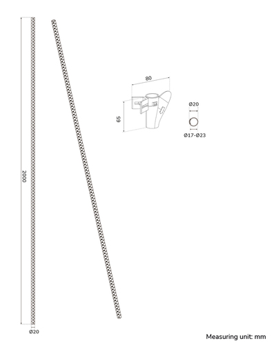 Neomounts ADS06-141BL Kabelspiraal - voor 1-4 kabels - universeel, afbeelding 9