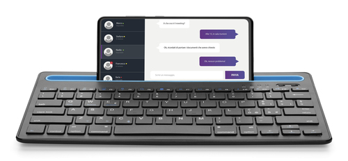 Cellularline STAND KEYBOARD UNIVERSAL FOR SAMSUNG AND APPLE Bluetooth® keyboard with integrated smartphone and tablet support