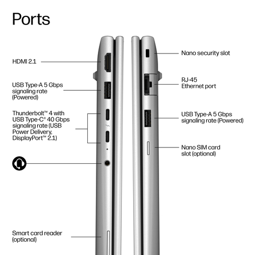 HP DW6S7ET laptop Intel Core 7 350