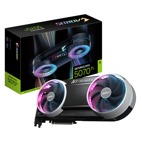 Gigabyte RTX5070 TI AORUS Infinity 16GB GDDR7 HDMI 3xDP