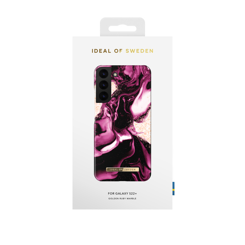 iDeal of Sweden Printed Case Galaxy S22P Golden Ruby Marble – image 1