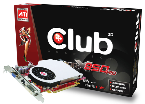 CLUB3D Radeon X850PRO 256MB