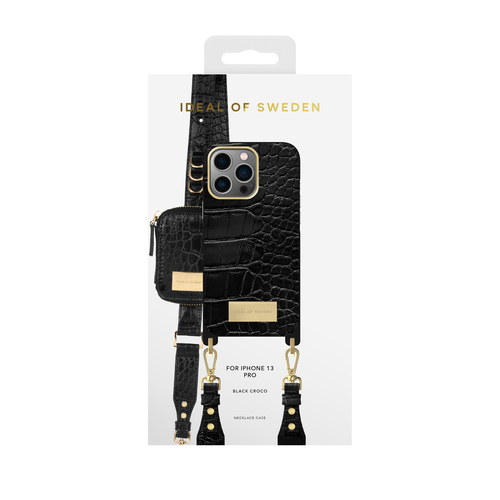 iDeal of Sweden Atelier Neckl iPhone 13P Black Croco – image 5