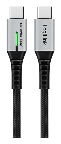 Logilink USB 3.2 Gen2x2 Type-C Kabel C/M zu C/M 4K 1m, afbeelding 2