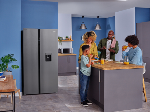 Beko ASD234FVPX Freestanding American Style Fridge Freeze with HarvestFresh™ – image 5