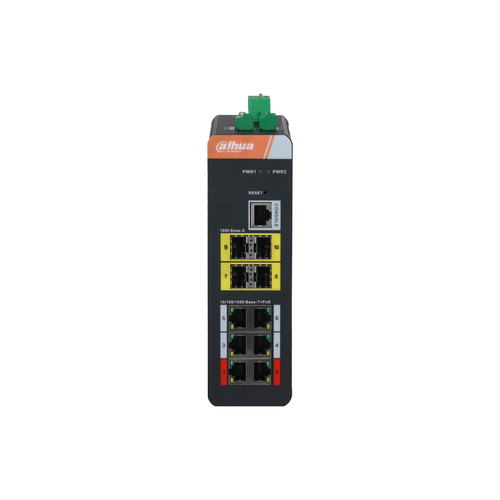 Dahua Technology PoE PFS4410-6GT-DP Managed L2 Gigabit Ethernet (10/100/1000) Power over Ethernet (PoE) Black – image 2