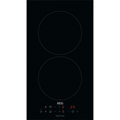 AEG IKB32320CB Черный Встроенный 30 cm Плита с зонами индукции 2 зона(ы)