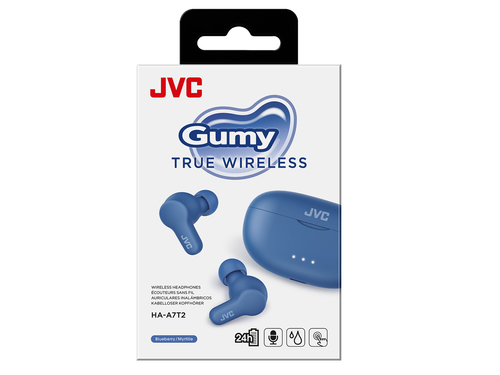 JVC HA-A7T2-A-E bluetooth On-ear hoofdtelefoon blauw, afbeelding 5