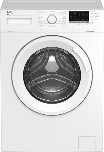Beko WUX81282WI/IT стиральная машина Фронтальная загрузка 8 kg 1200 RPM Белый