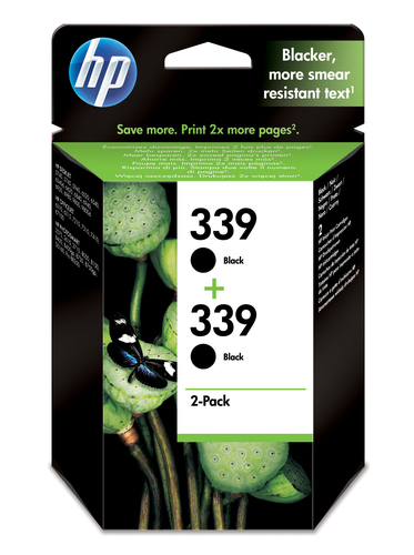 HP 339 Twin – Multipack nero originale