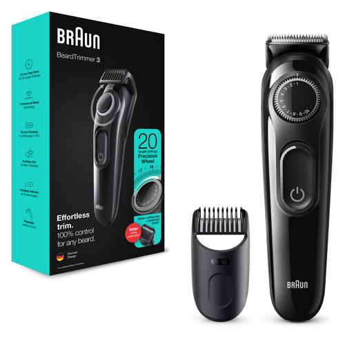 Braun Beard trimmer BT3240 with precision dial, 2 combs and Gillette Fusion5 ProGlide razor – image 4
