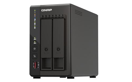 QNAP TS-253E NAS Tower Процессор Intel® Celeron® J6412 8 GB 0 TB QNAP QTS Черный