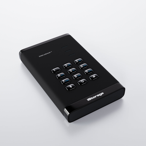 iStorage diskAshur3 2 TB USB Type-C 3.2 Gen 1 (3.1 Gen 1) Черный