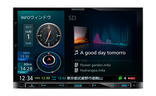 Kenwood MDV-M805L car media receiver Black