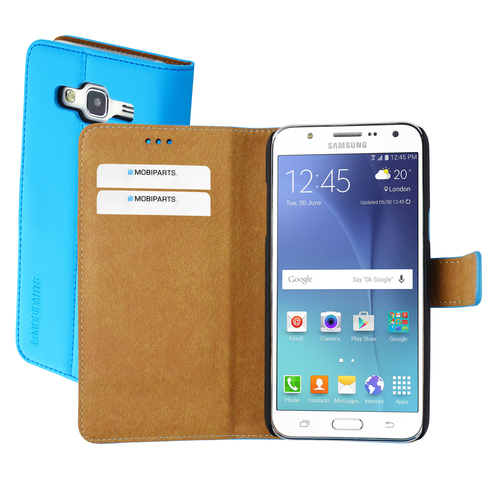 Mobiparts Premium Wallet Case Samsung Galaxy J5 Light Blue