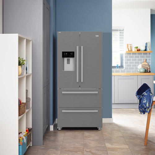 Beko GNE460520DVPX Freestanding American Style Fridge Freezer with HarvestFreshTM – image 4