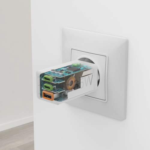 Hama Fast Charger 2x USB-C PD 1x USB-A QC Mini-Charger 65 W Oplader Wit, afbeelding 10