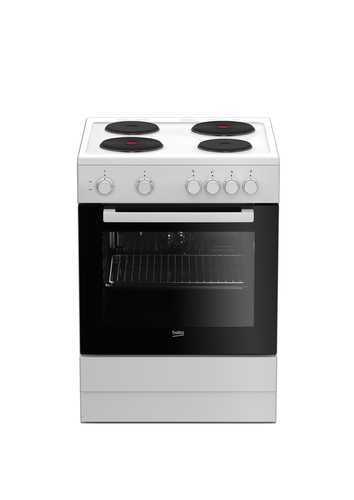 Beko FSE66000GW cooker Freestanding cooker Electric White