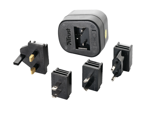 Trust Universal Power Plug PW-1050p toiteadapter ja vaheldi Must