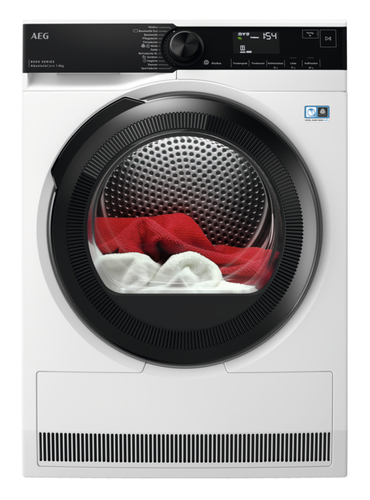 AEG Series 8000 TR8TEP1 сушилка для белья Отдельно стоящий Фронтальная загрузка 8 kg Белый