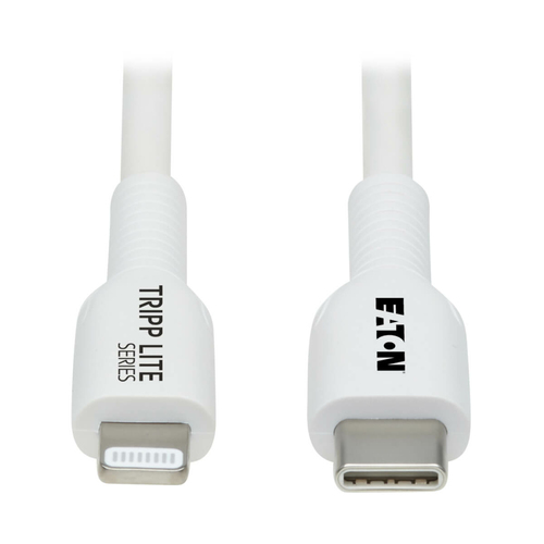 Cable Antibacteriano Tripp Lite M102Ab01MWh  Cable Antibacteriano SafeIt De Sincronizacion Y Carga Usb C A Lightning MM Certificado Mfi Blanco 1 M 33 Pies Garantia Limitada Por 2 Aos M102AB-01M-WH - M102AB-01M-WH