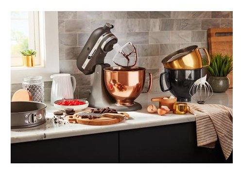 KitchenAid Rührschüssel aus Edelstahl 4,8 l Radiant Copper – Foto 4 von 4