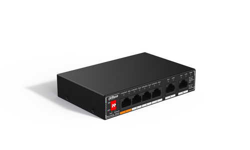 Dahua Technology PoE SG1006P Unmanaged Gigabit Ethernet (10/100/1000) Power over Ethernet (PoE) Black