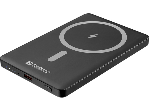 Sandberg 320-96 powerbank Lithium 5000 mAh Draadloos opladen Zwart