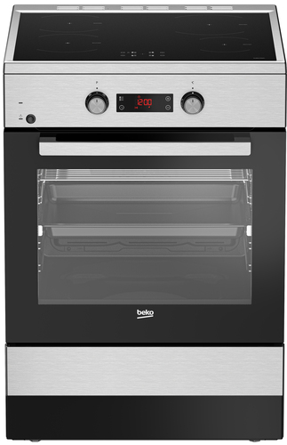 Beko FSM69301SXT Freestanding cooker Electric Zone induction hob Stainless steel