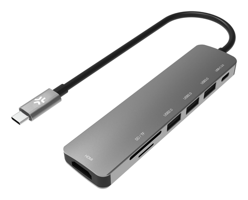 Celly PROHUB7IN1 Wired USB 3.2 Gen 1 (3.1 Gen 1) Type-C Grey