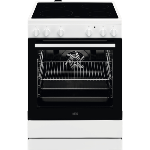 AEG CCB6200ABW Freestanding cooker Electric Ceramic hob White