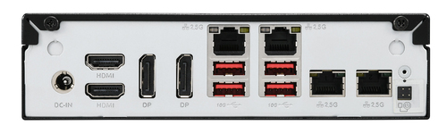 Shuttle Slim AI PC DN11H5 Intel Core Ultra 5 125H, Intel Arc graphics, 2xHDMI, 2x DP, 4x 2.5Gbit LAN, afbeelding 3