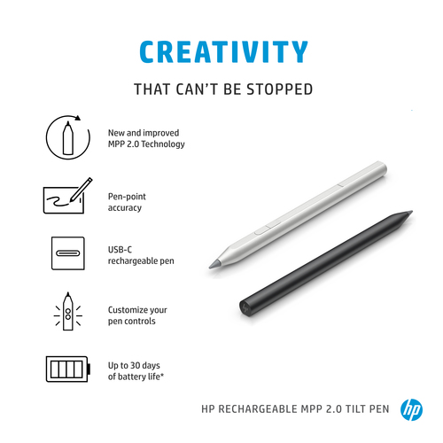 HP Active RECHBL Tilt Pen MPP 2 Nightfall Black – image 5