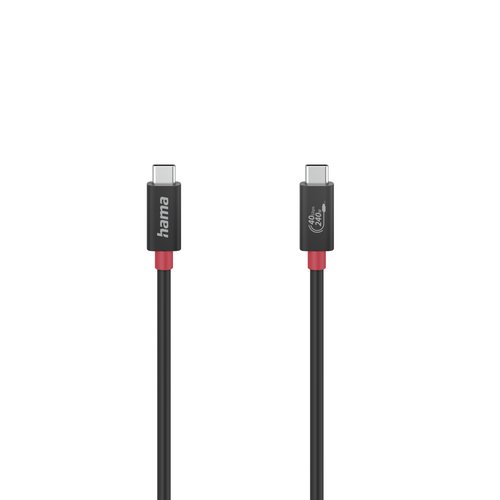 Hama 00200779 USB кабель USB4 Gen 3x2 1 m USB C 40 Gbit/s Черный