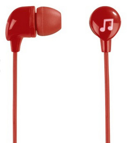 Hama 00092543 headphones/headset Wired In-ear Red