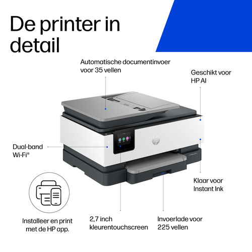 HP Officejet Pro 8132e All in One Multifunktion - Farbe - Tinte – Foto 5 von 11