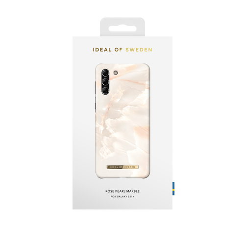 iDeal of Sweden Printed Case Galaxy S21Plus Rose Pearl Marble
