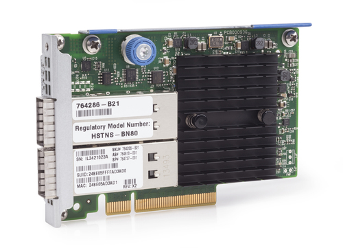 HP InfiniBand QDR/Ethernet 10Gb 2-port 544+FLR-QSFP Adapter
