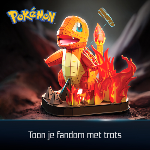 4D Build Puzzle 3D Pokemon Charmander Maquetas para Construir 241 Piezas