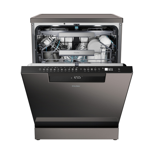 Haier I Pro Shine 7 XF4A4M4PA Full-size WiFi-enabled Dishwasher - Graphite, Black - image 3