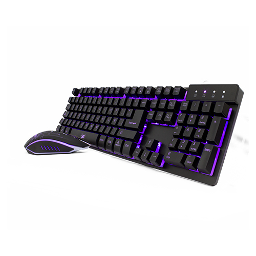 Kit de Teclado y Mouse Gaming VORAGO KM-500