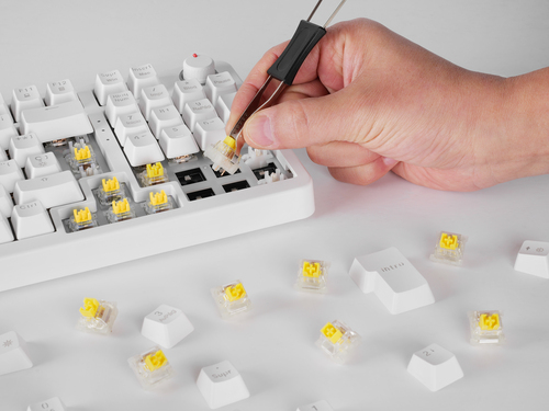 Mars Gaming MKPROWYIT keyboard USB QWERTY Italian White – image 3
