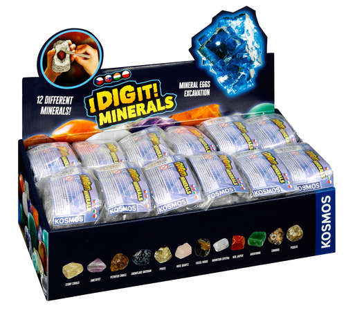 Kosmos I Dig It! Minerals & Fossils - Mini Excavation - Display (24 minis)
