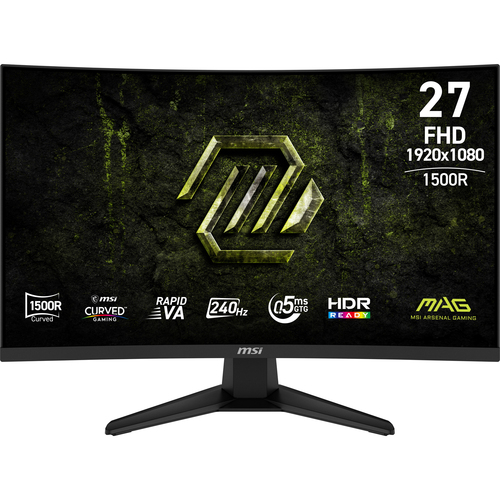 MSI MAG 275CF X24 монитор для ПК 68,6 cm (27") 1920 x 1080 пикселей Full HD ЖК Черный
