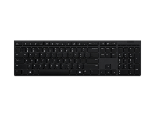 Lenovo 4Y41K04031 клавиатура Офисная РЧ беспроводной + Bluetooth Международный американский стандарт Серый