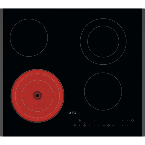 AEG TN64RA03FB Черный Встроенный 60 cm Керамический 4 зона(ы)