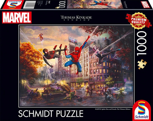 Thomas Kinkade Studios Marvel Spider-Man & Friends