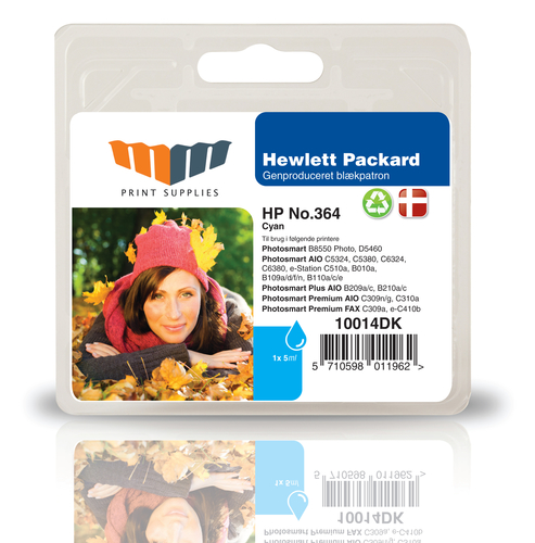 MM Cyan Inkjet Cartridge - Replaces HP No.364 (CB318EE)