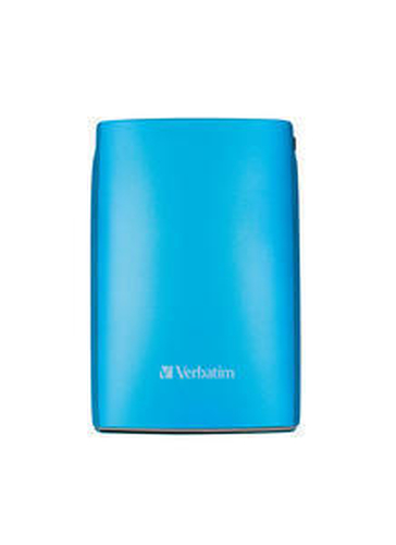 Verbatim Store 'n' Go USB 2.0 Portable Hard Drive 500GB Caribbean Blue