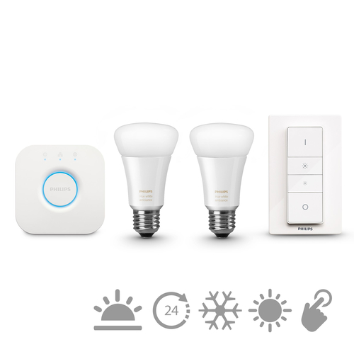 Philips by Signify Philips Hue White ambience White ambiance Starter kit E27 8718696548776 – image 1